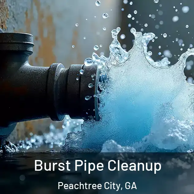 Burst Pipe Cleanup Peachtree City, GA