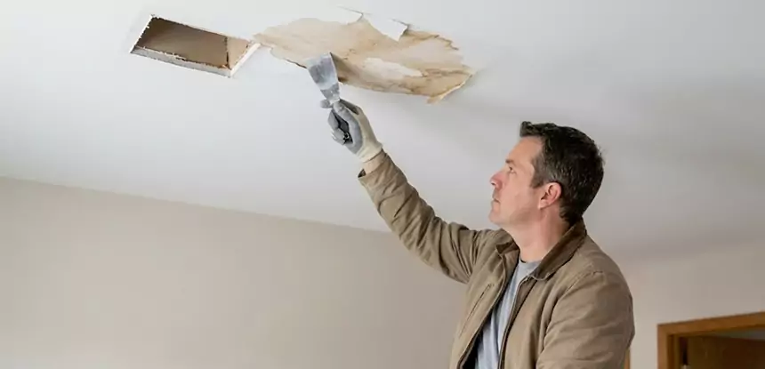 Dry Ceiling After Water Leak in Peachtree City