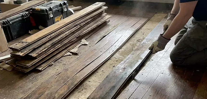 Wood Veneer Water Damage Repair Peachtree City