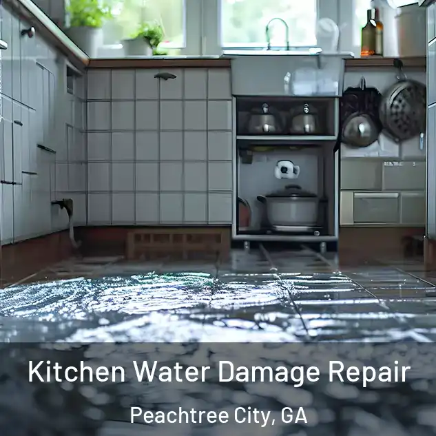  Kitchen Water Damage Repair Peachtree City, GA