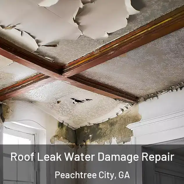  Roof Leak Water Damage Repair Peachtree City, GA