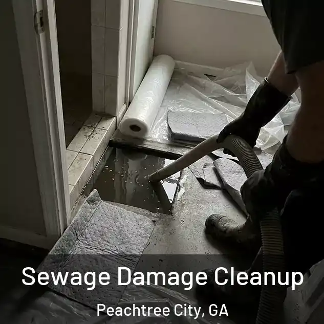  Sewage Damage Cleanup Peachtree City, GA